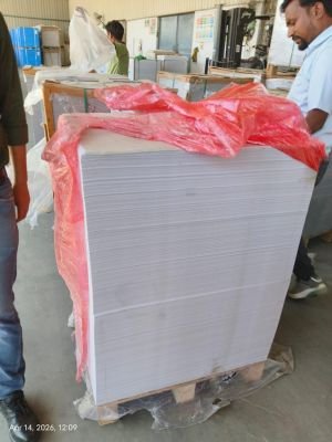 Damaged Stock of Alpha Coated Board